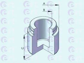 Поршень тормозного суппорта Поршень тормозного суппорта