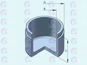 Поршень тормозного суппорта Поршень тормозного суппорта