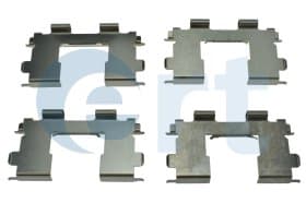 Компоненти дискових гальмівних колодок