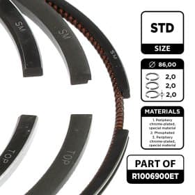 Комплект поршневых колец