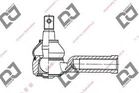Наконечник рулевой тяги DJ Parts DE1073