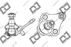 Шаровая опора DJ Parts DB1021