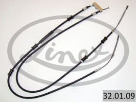 Трос ручного тормоза