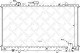 Радиатор охлаждения двигателя