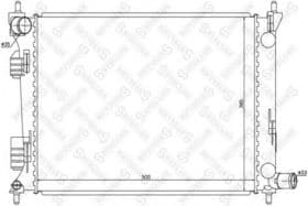 Радиатор охлаждения двигателя