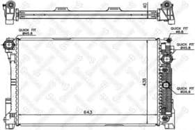 Радіатор охолодження двигуна