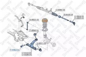 Сайлентблок важеля