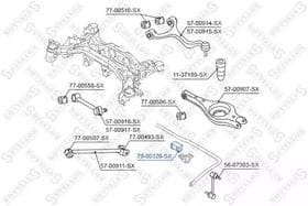 Втулка стабилизатора Втулка стабилизатора