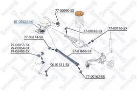 Ремкомплект важеля