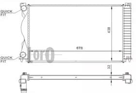 Радіатор охолодження двигуна Радіатор охолодження двигуна