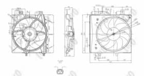 Вентилятор системи охолодження двигуна Вентилятор системи охолодження двигуна