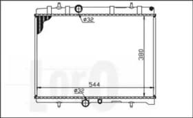 Радиатор охлаждения двигателя Радиатор охлаждения двигателя