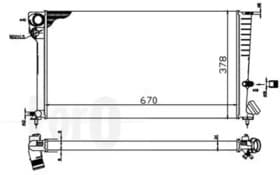 Радіатор охолодження двигуна Радіатор охолодження двигуна