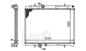 Радиатор охлаждения двигателя Радиатор охлаждения двигателя