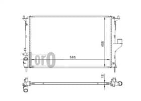 Радіатор охолодження двигуна Радіатор охолодження двигуна