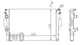 Радиатор охлаждения двигателя