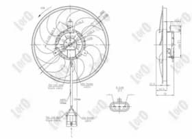 Вентилятор системи охолодження двигуна Вентилятор системи охолодження двигуна