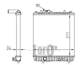 Радіатор охолодження двигуна