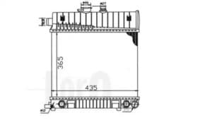 Радіатор охолодження двигуна Радіатор охолодження двигуна