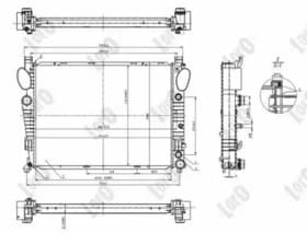 Радіатор охолодження двигуна Радіатор охолодження двигуна