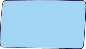 Стекло наружного зеркала