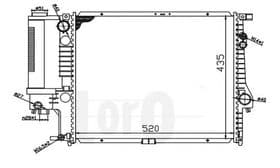 Радиатор охлаждения двигателя