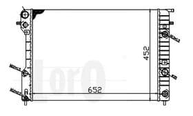 Радиатор охлаждения двигателя