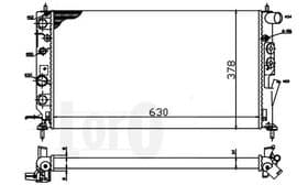 Радиатор охлаждения двигателя