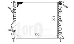 Радиатор охлаждения двигателя Радиатор охлаждения двигателя
