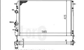 Радиатор охлаждения двигателя Радиатор охлаждения двигателя