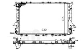 Радиатор охлаждения двигателя Радиатор охлаждения двигателя