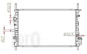 Радіатор охолодження двигуна