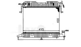 Радиатор охлаждения двигателя