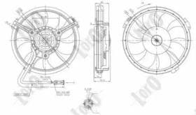 Вентилятор системи охолодження двигуна Вентилятор системи охолодження двигуна