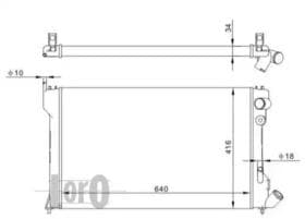 Радіатор охолодження двигуна