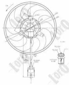 Вентилятор системы охлаждения двигателя
