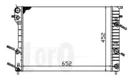 Радиатор охлаждения двигателя