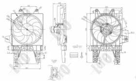 Вентилятор системы охлаждения двигателя