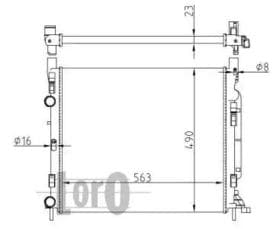 Радиатор охлаждения двигателя Радиатор охлаждения двигателя