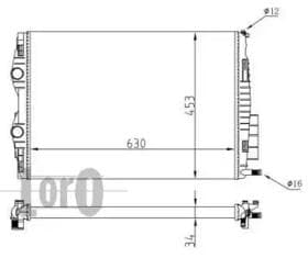 Радиатор охлаждения двигателя Радиатор охлаждения двигателя