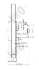 Вентилятор системы охлаждения двигателя Loro 0530140001