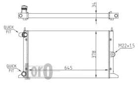 Радіатор охолодження двигуна Радіатор охолодження двигуна