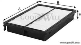 Повітряний фільтр GoodWill AG462