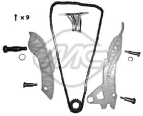 Комплект цепи ГРМ Metalcaucho 06179