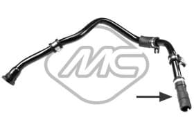 Патрубок радиатора системы охлаждения двигателя