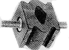 Кронштейн крепления выхлопной магистрали