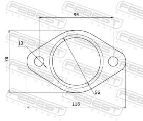Прокладка приймальної труби Прокладка приймальної труби