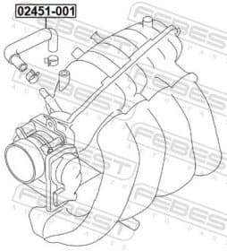 Патрубок клапанної кришки