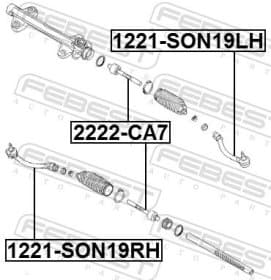 Наконечник рулевой тяги