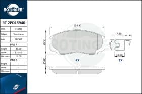 Гальмівні колодки Гальмівні колодки